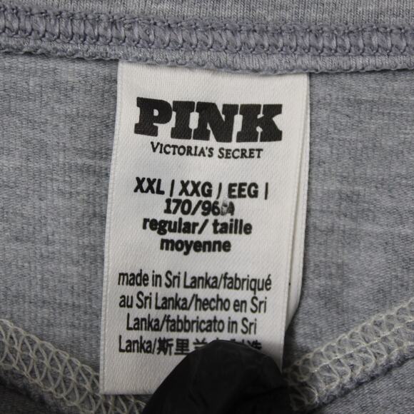 Victorias Secret Pink Leggings XXL All Day Cotton Foldover Flare Bell Bottom Y2K - Picture 7 of 14